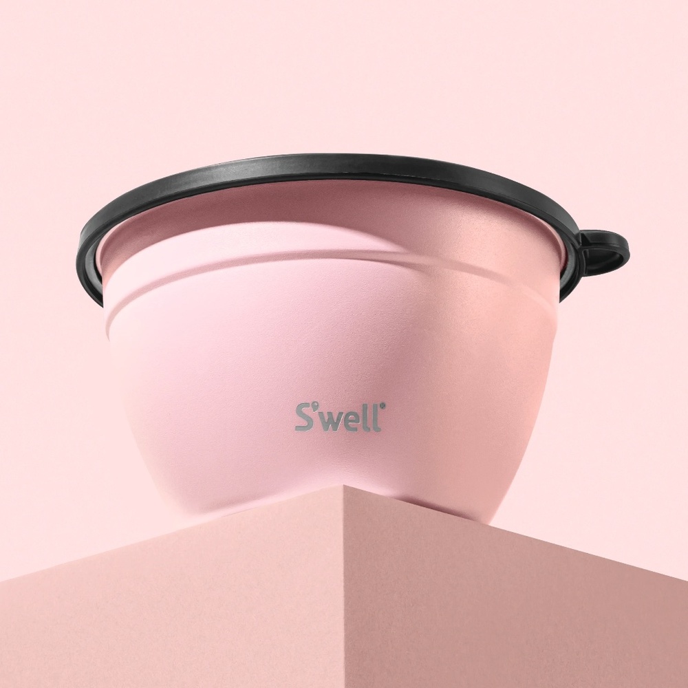 S’well Salad Bowl Kit in Pink Topaz Swell